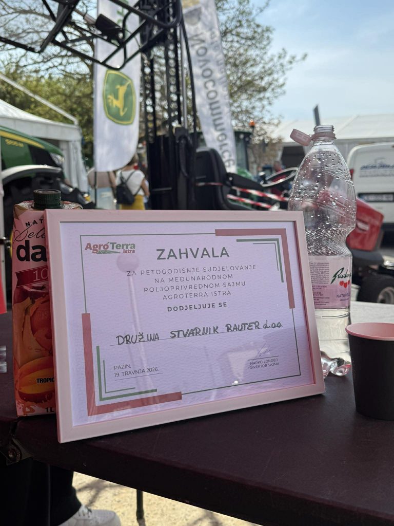 Uspešen nastop na sejmu Agro Terra Pazin 17.04.-19.04.2026